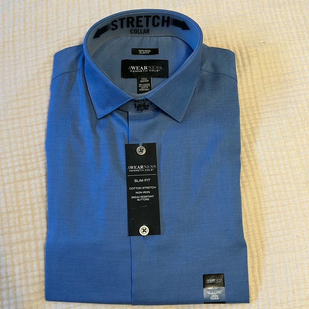 Kenneth Cole Men’s Slim Fit Dress Shirt